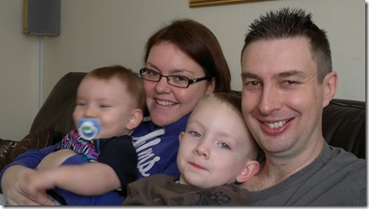 Charlotte, Rob and the lads